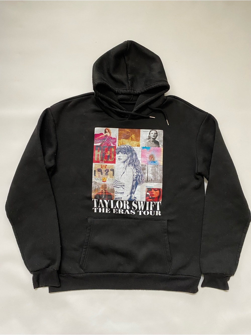 Taylor Swift Eras Tour Black Hoodie, size small